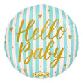 HELIUM BALLOON “HELLO BABY” 18"PRIMA