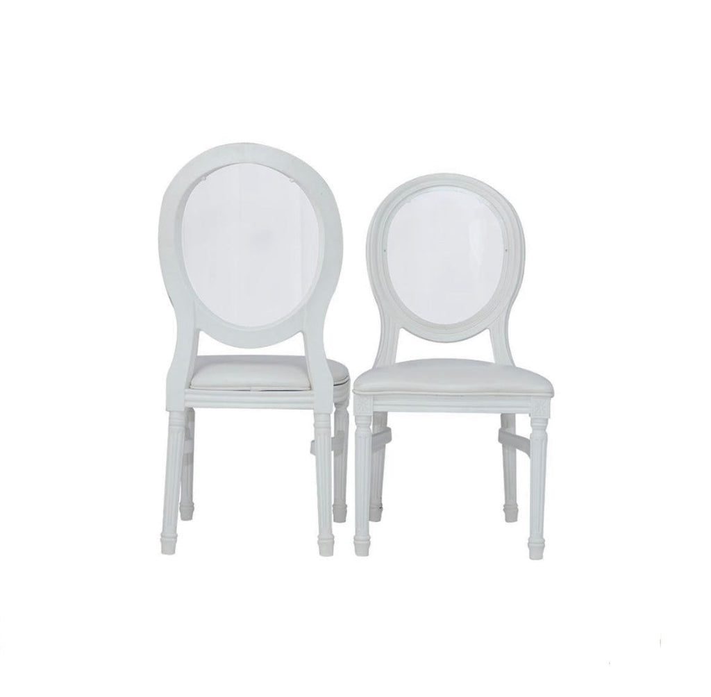 Dior transparent or white chair rent