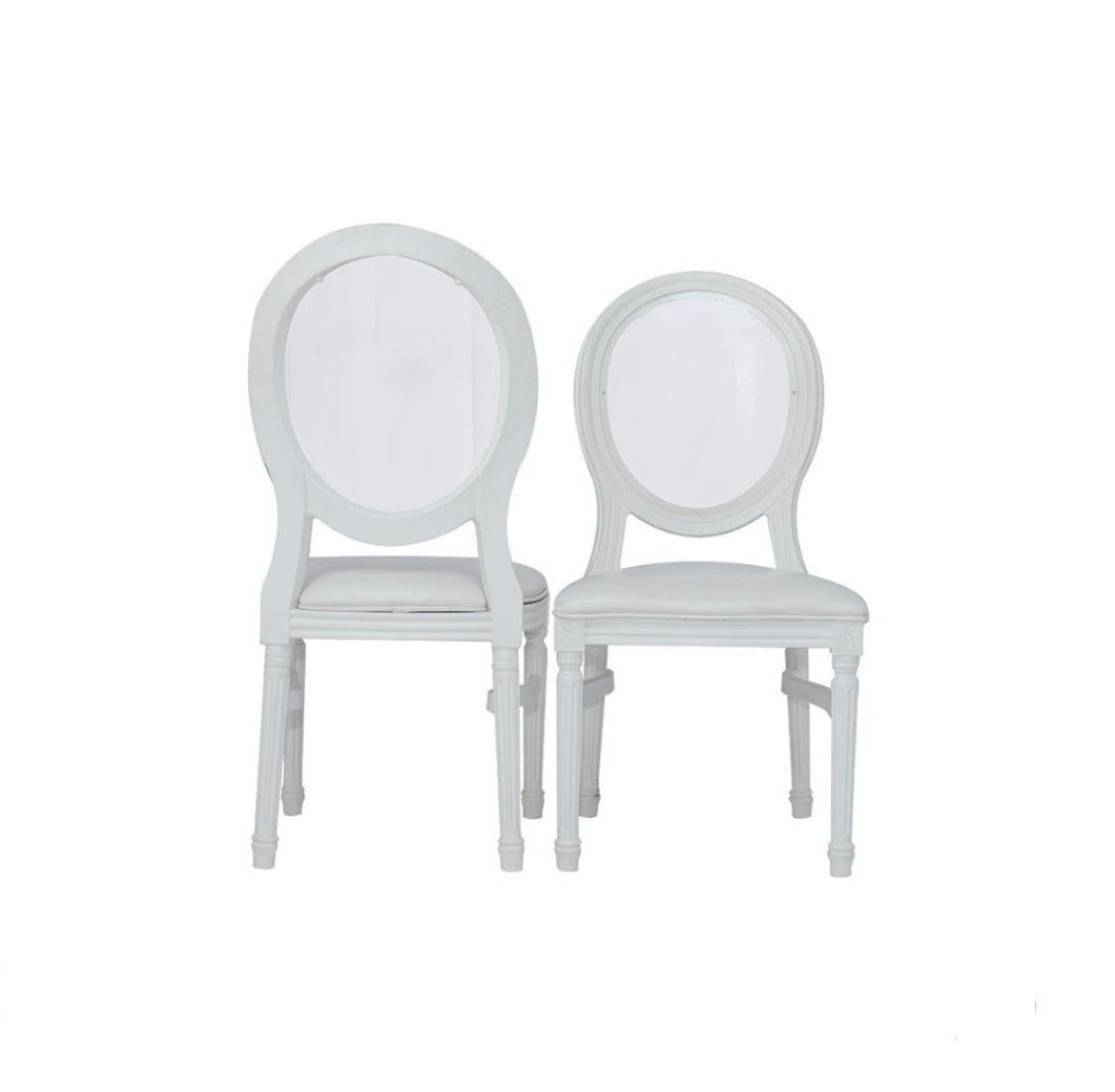 Dior transparent or white chair rent