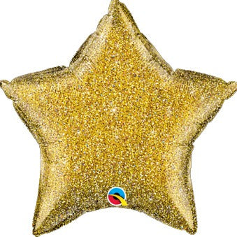 Star glitter balloon. 51cm American brand