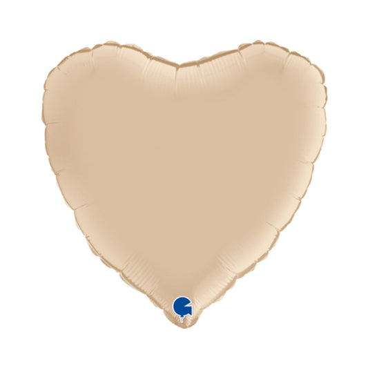 Satin heart cream 18Inch Italian brand