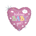 HELLIUM BALLOON “WELCOME BABY GIRL”
