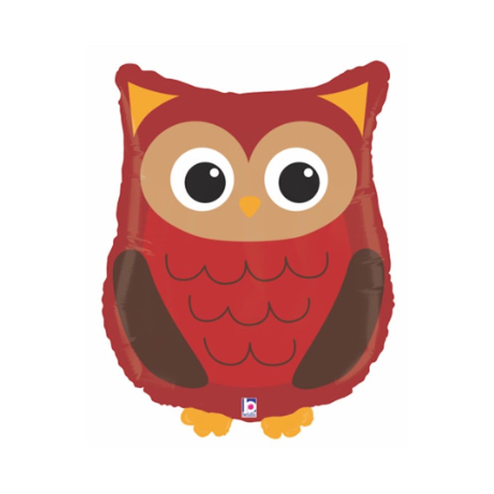 HELIUM BALLOON “WOODLAND OWL” ITALIAN BRAND