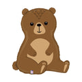HELIUM BALLOON “WOODLAND BEAR” ITALIAN BRAND