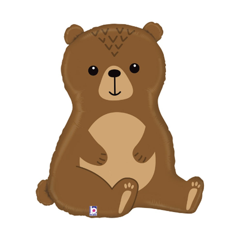 HELIUM BALLOON “WOODLAND BEAR” ITALIAN BRAND