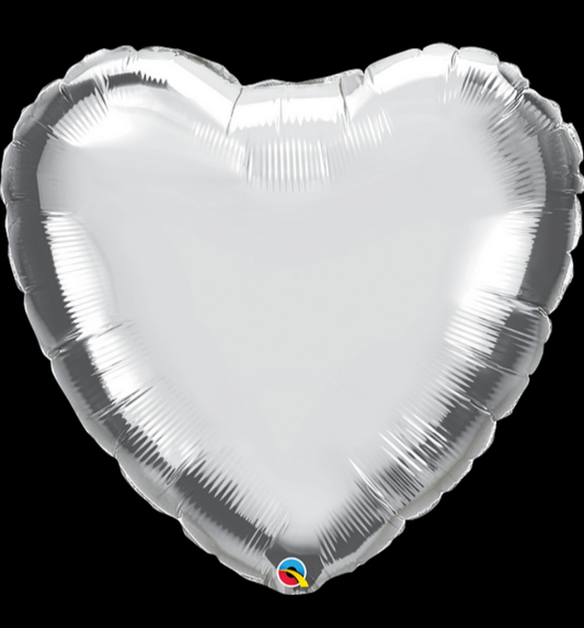 Silver heart. Agura. 30 inch