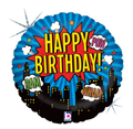 Helium balloon “happy birthday”18"46cm Italian brand