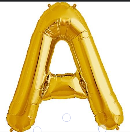 Letter A gold