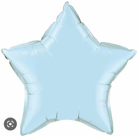 Star. Pearl light blue