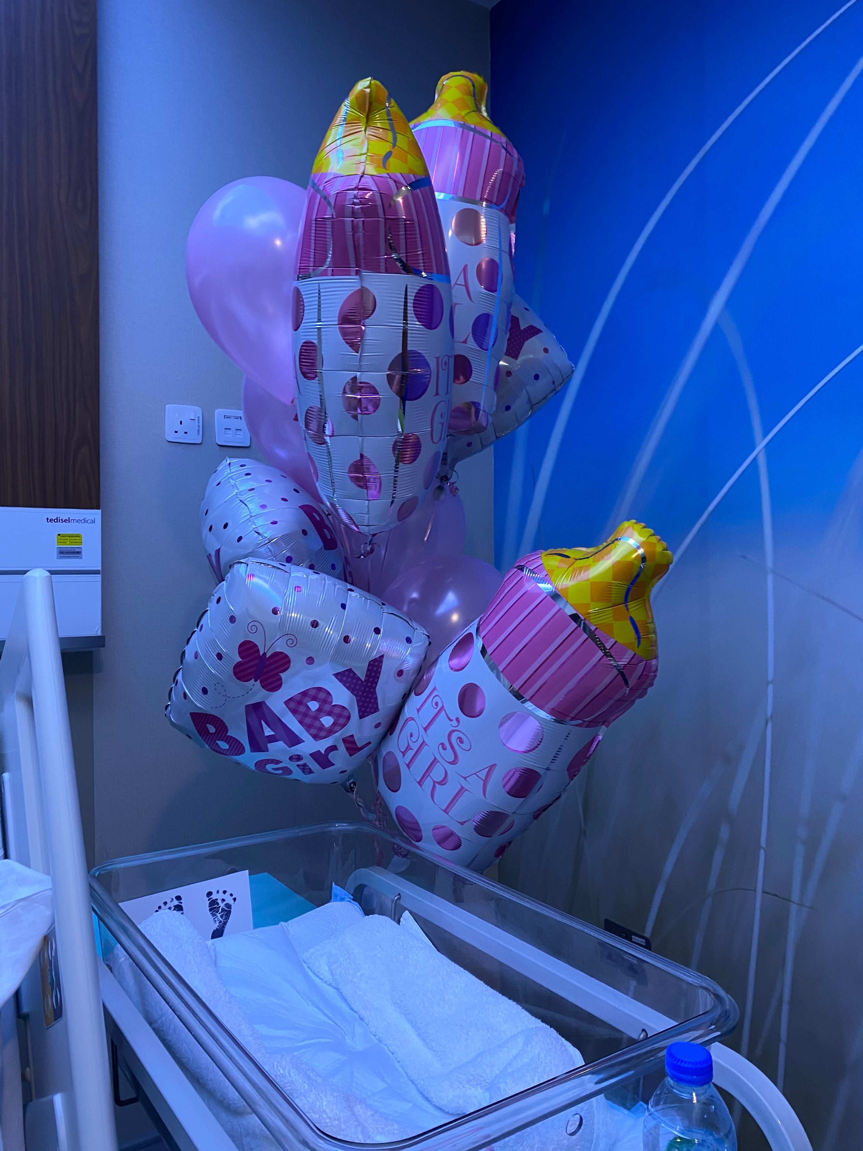 HELIUM BALLOONS “BABY GIRL” (0079)