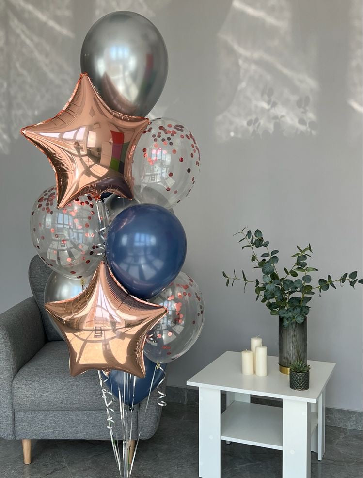 HELIUM BALLOONS MIX COLOUR (0102)