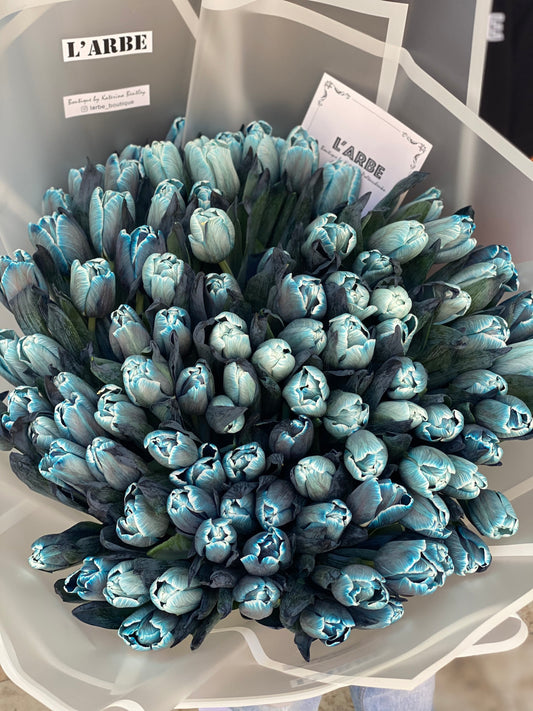 Something unusual - blue tulip 89 pcs😍