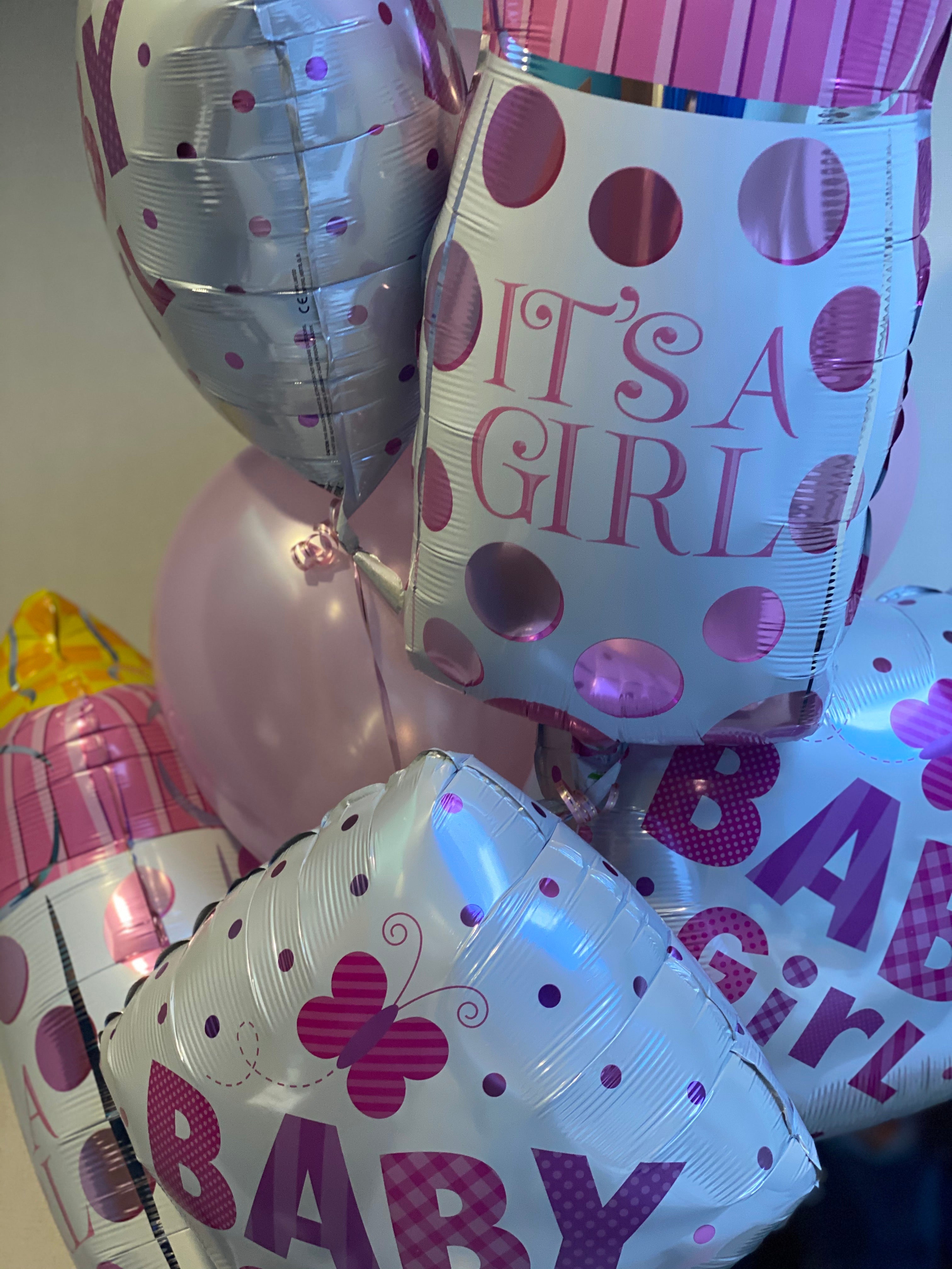 HELIUM BALLOONS “BABY GIRL” (0079)