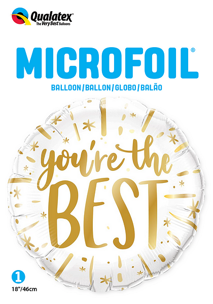 HELIUM BALLOONS “YOU ARE THE BEST” AMERICAN BRAND