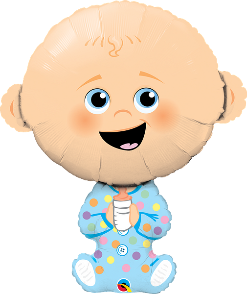 HELIUM BALLOON BABY BOY 38" 97CM