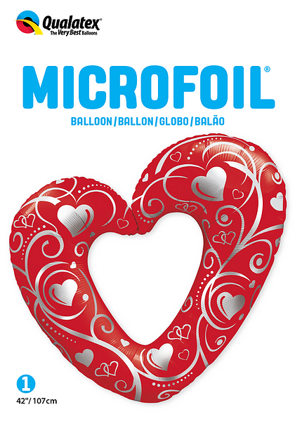 HELIUM BALLOON “RED HEART BIG SIZE”