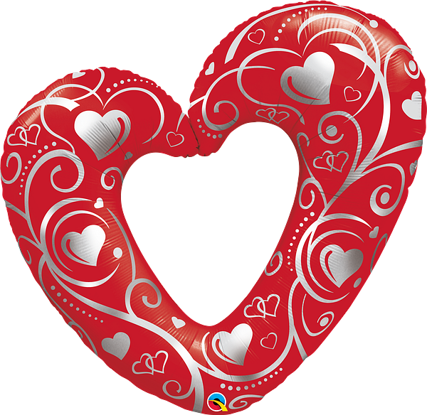 HELIUM BALLOON “RED HEART BIG SIZE”