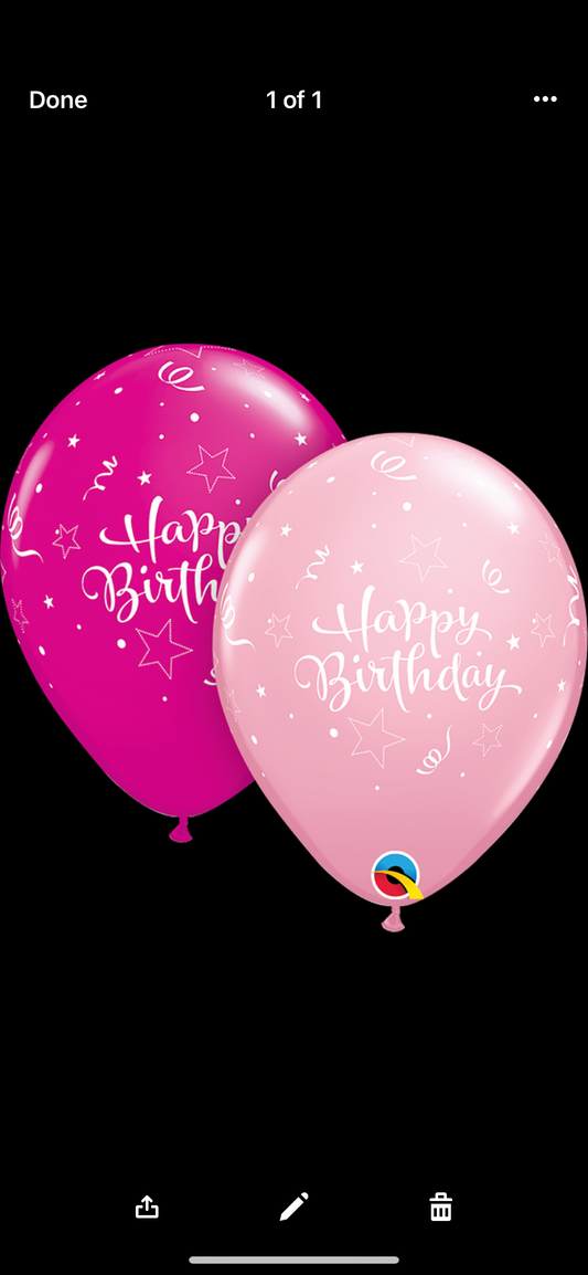 Bday shining star 11 inch