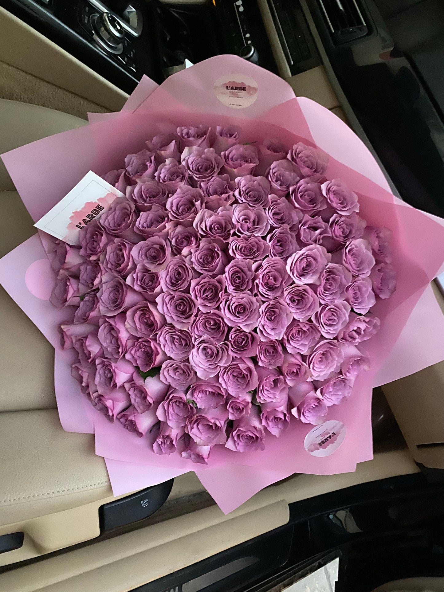 Purple roses