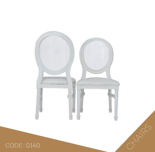 Dior transparent chair rent (150 pieces)