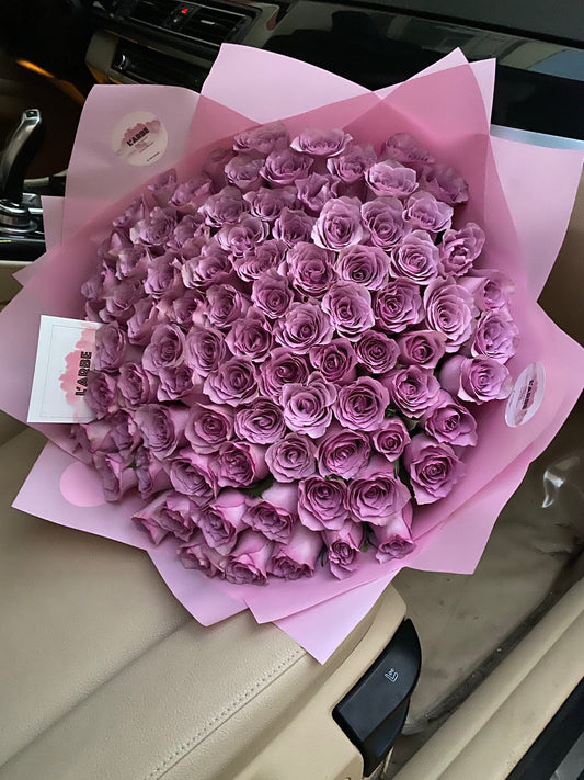 Purple roses