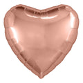 HELIUM BALLOON “ROSE GOLD HEART” 18 INCH