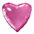 HELIUM BALLOON HEART PEONY 30 INCH BIG/AGURA #006