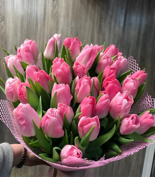 Pink 💐 tulip 31 pcs