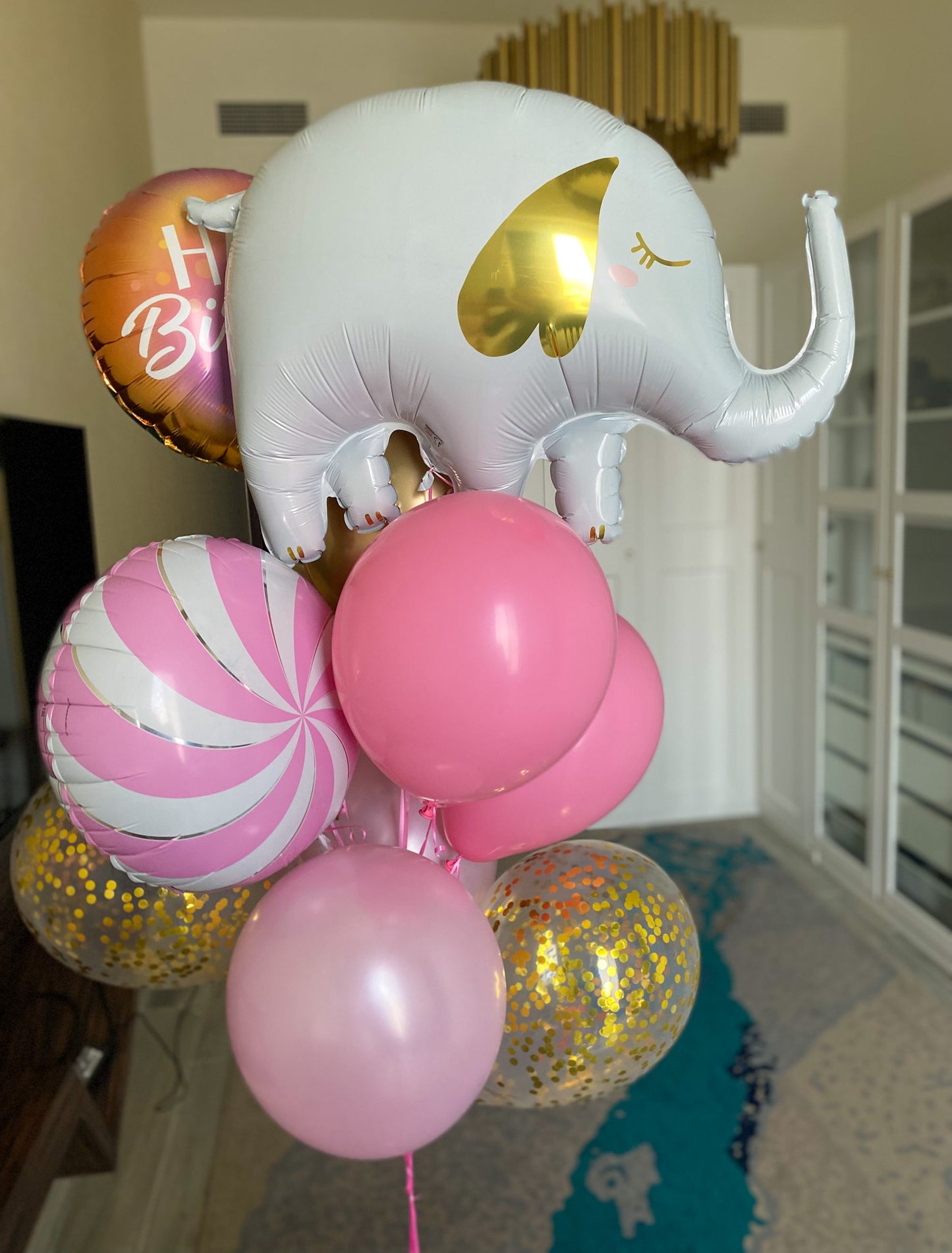 Happy birthday with elephant (0047)