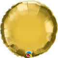 Gold circle Qualatex 18 inch