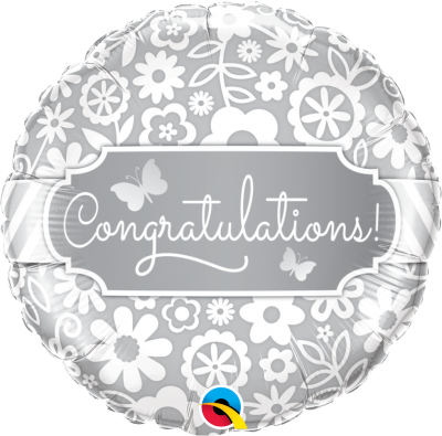 HELIUM BALLOON “CONGRATULATIONS” AMERICAN BRAND