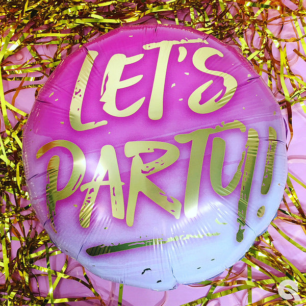 HELIUM BALLOON “LETS PARTY”