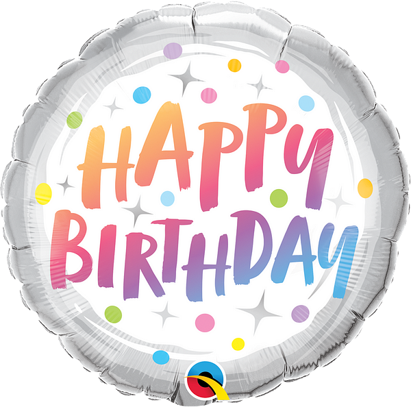 HELIUM BALLOONS “HAPPY BIRTHDAY”
