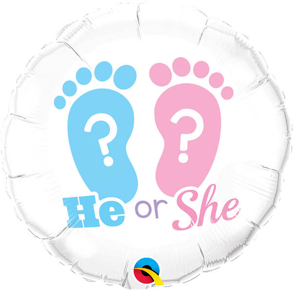 Balloon foil “He or she?”