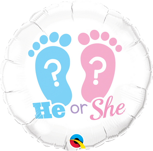 Balloon foil “He or she?”